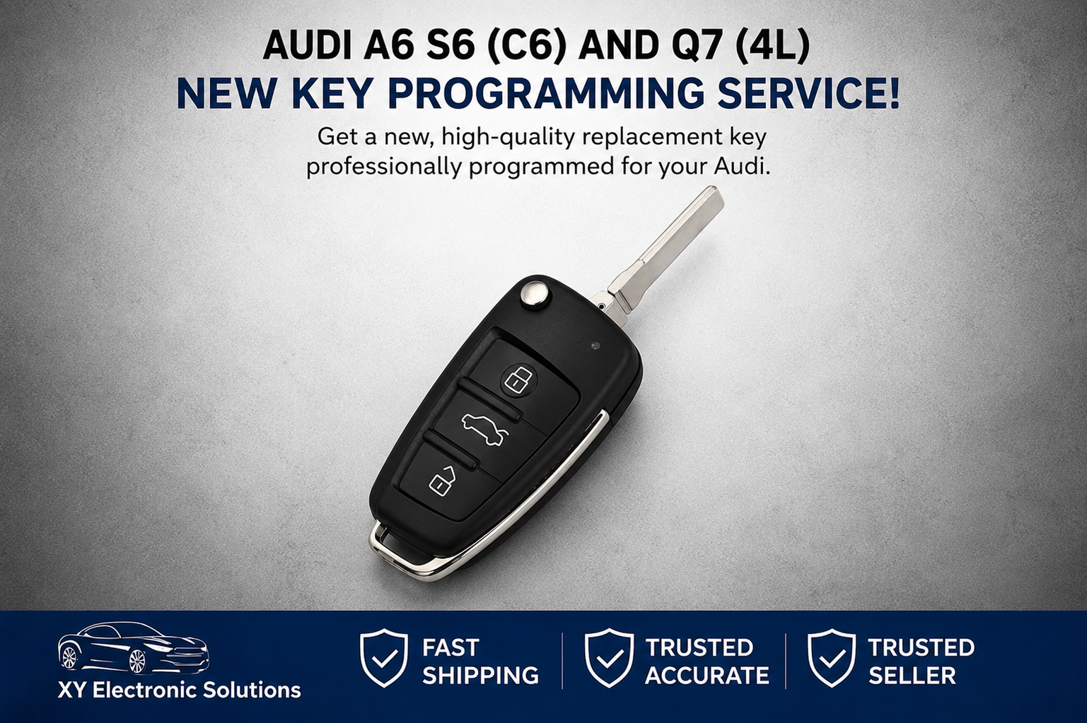 🔑 Audi A6 / S6 / Q7 New Key Programming Service